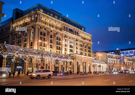 Ritz carlton moscow night hi-res stock photography and images - Alamy