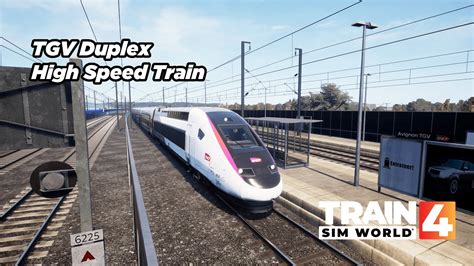 Tgv Duplex High Speed Train Marseille To Saint Charles France Train