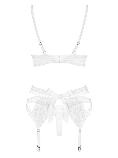 Obsessive Lingerie Completino Intimo Tre Pezzi Intimo Sposa