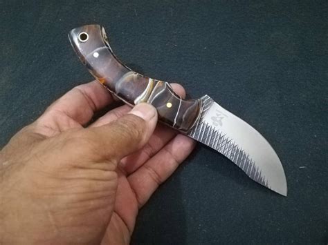 Custom Handmade Farrier Rasp Steel Cowboy Knife Etsy