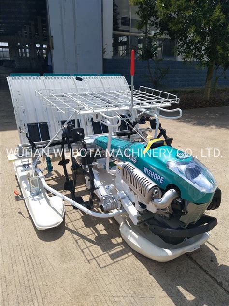 Rows Walking Behind Hand Operation Type Rice Transplanter China