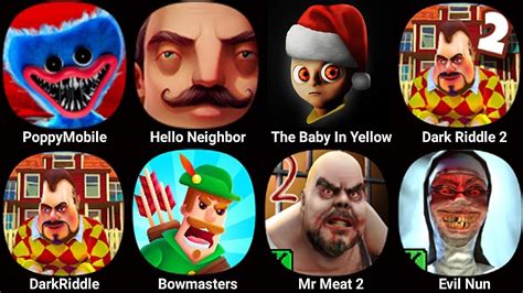 Poppy Playtime Chapter Hello Neighbor Dark Riddle The Baby In Yellow