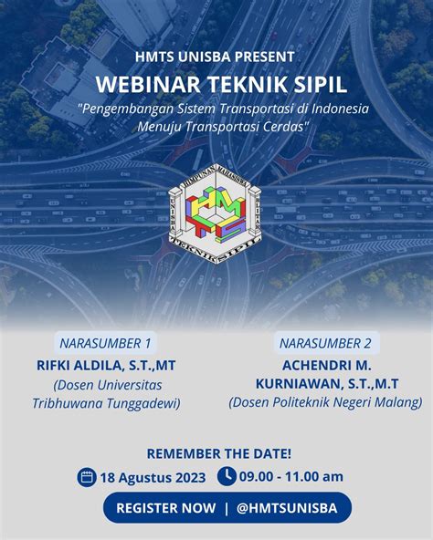 WEBINAR TEKNIK SIPIL Pengembangan Sistem Transportasi Di Indonesia