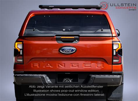 Ford Ranger Raptor Dc From 2023 Aeroklas Hard Top Canopy With Sliding Windows Ullstein