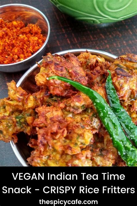 Leftover Rice Recipe Rice Pakoda Rice Fritters Leftover Rice Recipes Indian Rice Recipes