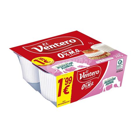 El Ventero Queso Fresco De Burgos Light 0 El Ventero Pack De 4