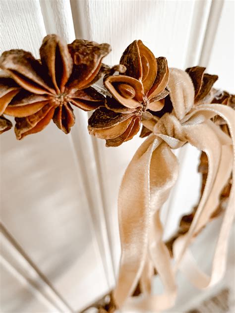 Diy Hoop Wreath For The Holidays With Star Anise Eleanor Rose Home