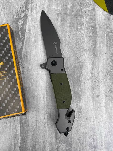 Тактический складной нож Browning полуавтоматический sling – низкие ...