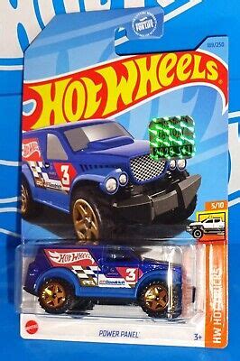 Hot Wheels Factory Set Hw Hot Trucks Power Panel Dark Blue W