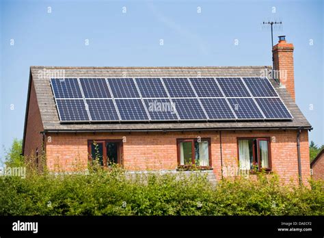 Solar Panels On Modern Houses