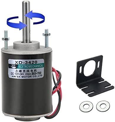 12V 30W Permanent Magnet DC Motor 3000RPM High Speed CW CCW Electric