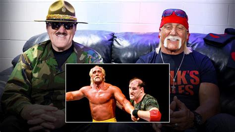 Hulk Hogan Sgt Slaughter Watch Their WrestleMania VII Main Event