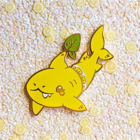 Shark Enamel Pin Etsy