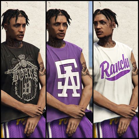 Muscle Shirts For MP Males GTA 5 Mod