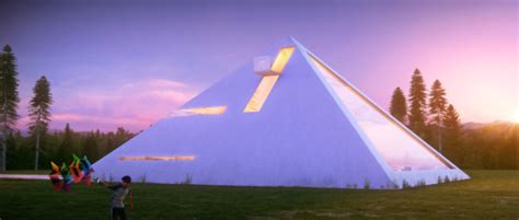 Pyramid House Conceptual House Designed To Look Like A Pyramid By
