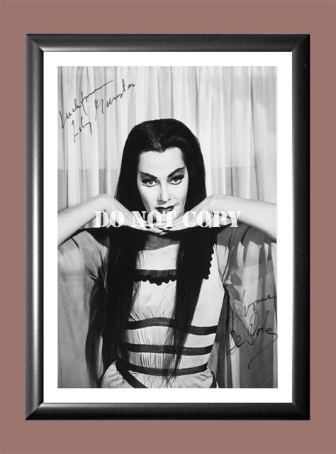 Yvonne Decarlo The Munsters Signed Autographed Photo Poster A2 16 5x23