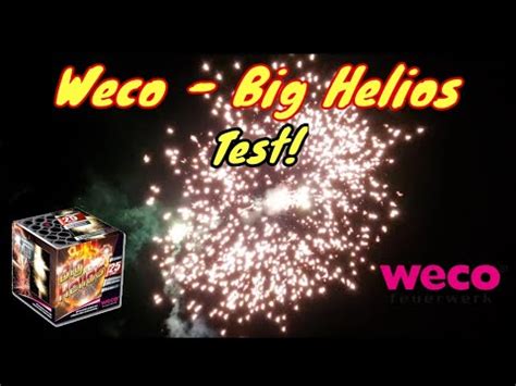 Weco Big Helios Test Sch Ne Wirbel Batterie Youtube