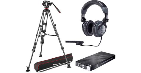 Manfrotto 504X Fluid Head & Carbon Fiber Tripod MVK504XCMKITU