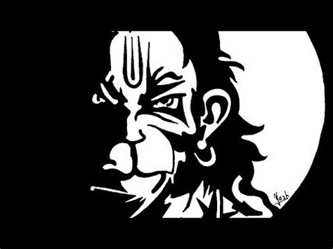 How to Draw Hanuman || Hanuman Face Drawing by YashRaj - YouTube | Face ...