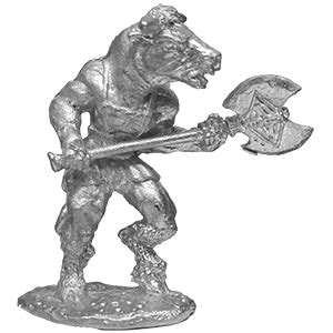 Minotaur with Battle Axe