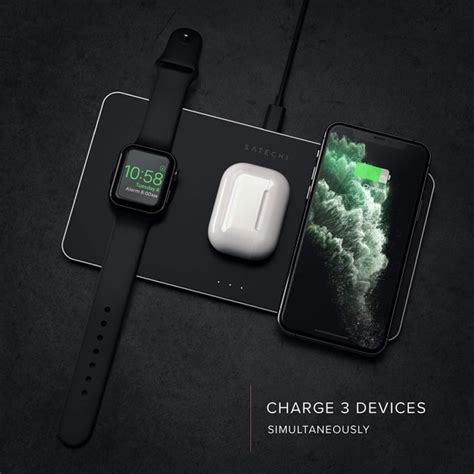 Satechi Launches Trio Wireless Charger For IPhone AirPods Apple Watch