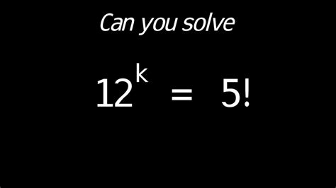 Maths A Nice Maths Exponential And Factorial Problem Math Olympiad