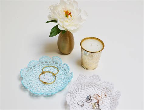 Diy Lace Jewelry Bowls Inspired By This