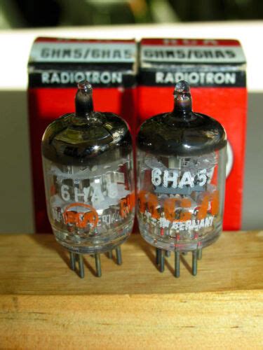 Siemens Rca Germany Ha Hm Triode Strong Matched Nib Pair Tubes Ebay