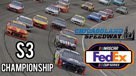 Nascar FedEx Cup Series S3 Chicagoland Championship LIVE YouTube