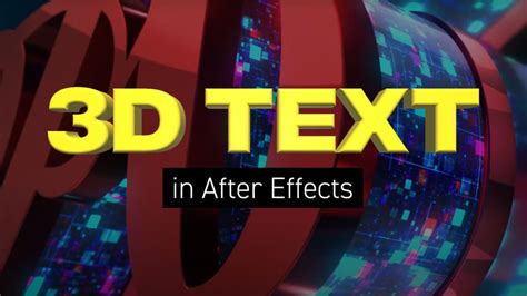 Creating 3D Text in After Effects - Enchanted Studios