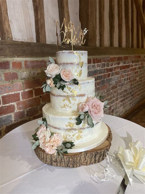Semi Naked Drip Wedding Cake Artofit