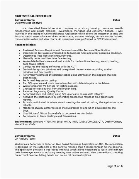 Sample Resume For Experienced Qa Tester 18954 Hot Sex Picture