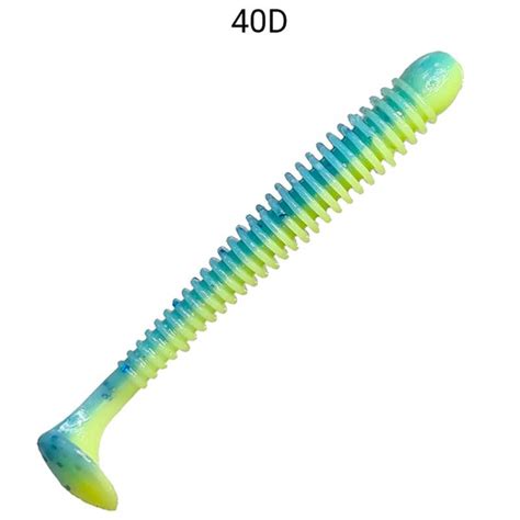 Силиконовые приманки для рыбалки мягкая плавающие Crazy Fish Vibro worm ...