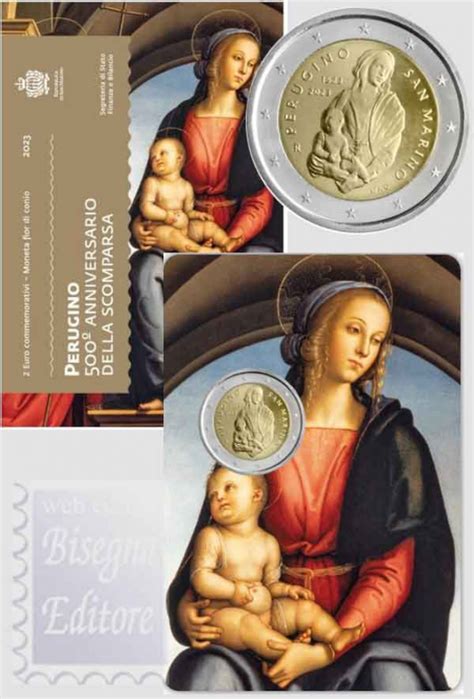 2 Euro San Marino 2023 500 Ann Morte Del Perugino Blister E