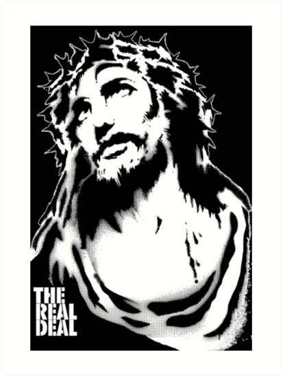 Jesus Face Stencil