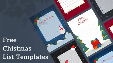 Merry Christmas And Happy New Year Wishes Template Slidechef