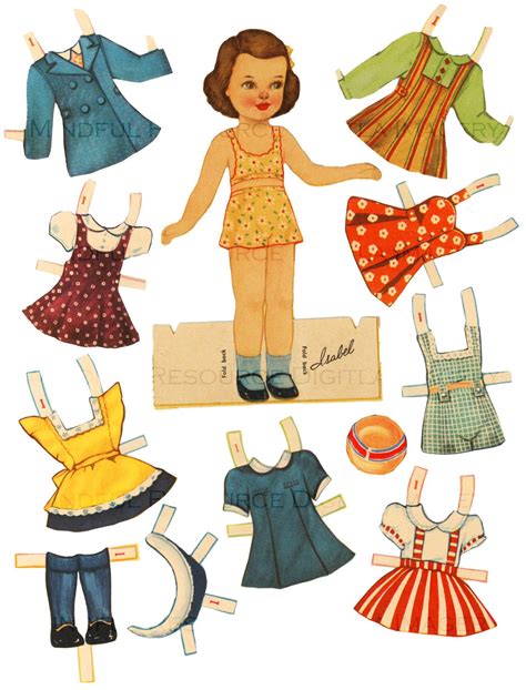 Free Printable Vintage Paper Dolls