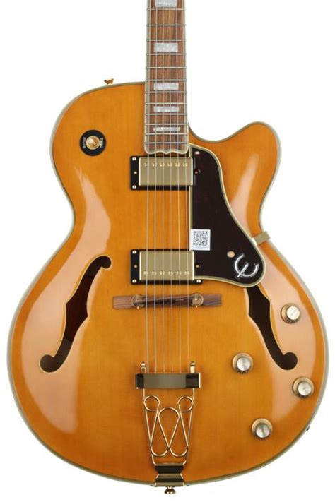 Epiphone Joe Pass Emperor Ii Pro Hollowbody Electric Guitar Vintage Natural Sweetwater