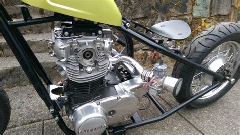 Yamaha Xs Engine With A Into Manifold And Mm Mikuni Carb