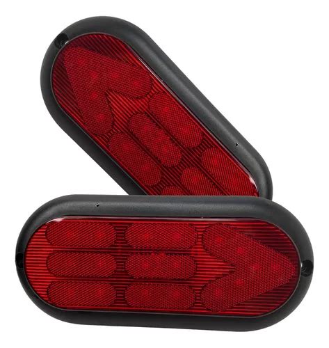 Par Sinaleira Led Carretinha Carreta Reboque Barco Jetski Frete grátis