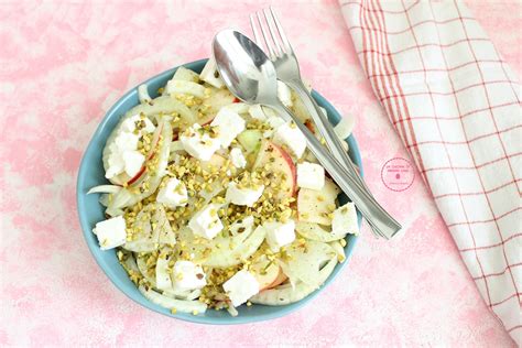 Insalata Di Finocchi E Mela Con Feta E Pistacchi La Cucina Di Nonna