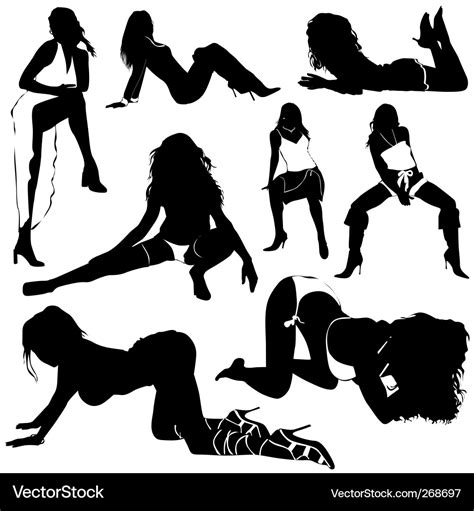 Sexy Women Royalty Free Vector Image Vectorstock