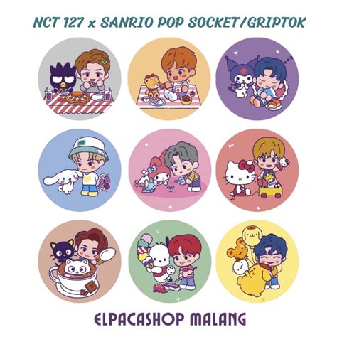 Jual Nct Nct Dream X Sanrio Pop Socket Griptok Taeil Taeyong