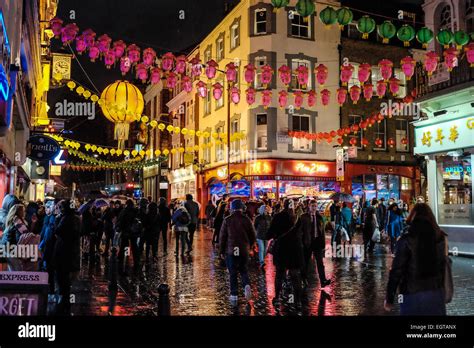 London Chinese New Years Eve In Chinatown Stock Photo Alamy