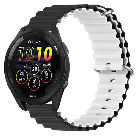 Klokkerem silikon Hvit Garmin Forerunner 265 965 Elkjøp