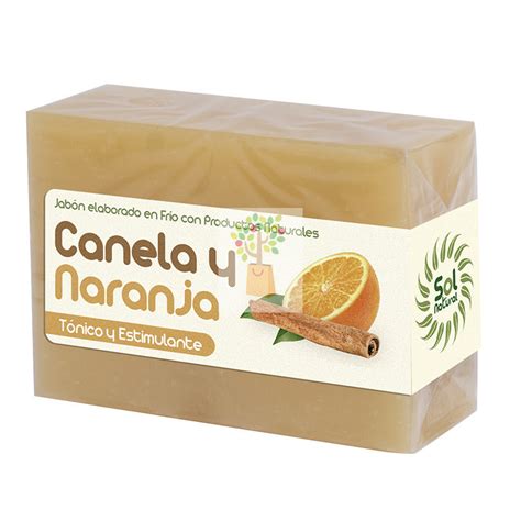 Jabon De Canela Y Naranja 100gr Sol Natural
