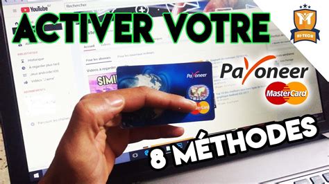 8 méthodes pour activer votre compte et carte PAYONEER YouTube