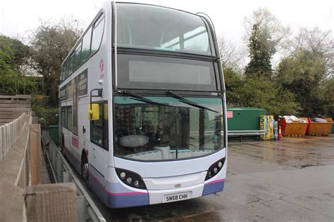 First Essex Basildon ADL Enviro 400 33568 SN58CHH Sat Flickr