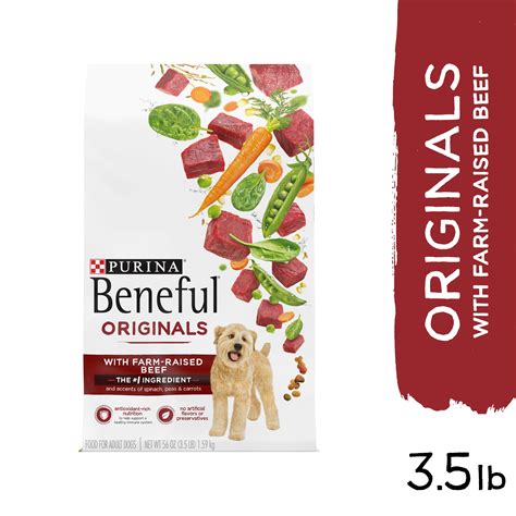 Purina Beneful Real Meat Dry Dog Food Originals With Farm Raised Beef