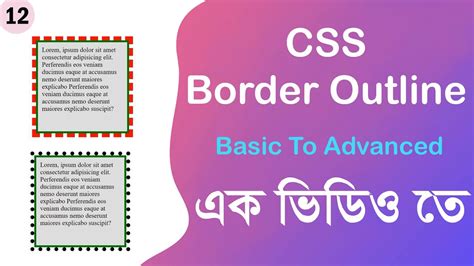 Css Outline Styling Techniques And Practical Tips Css Bangla